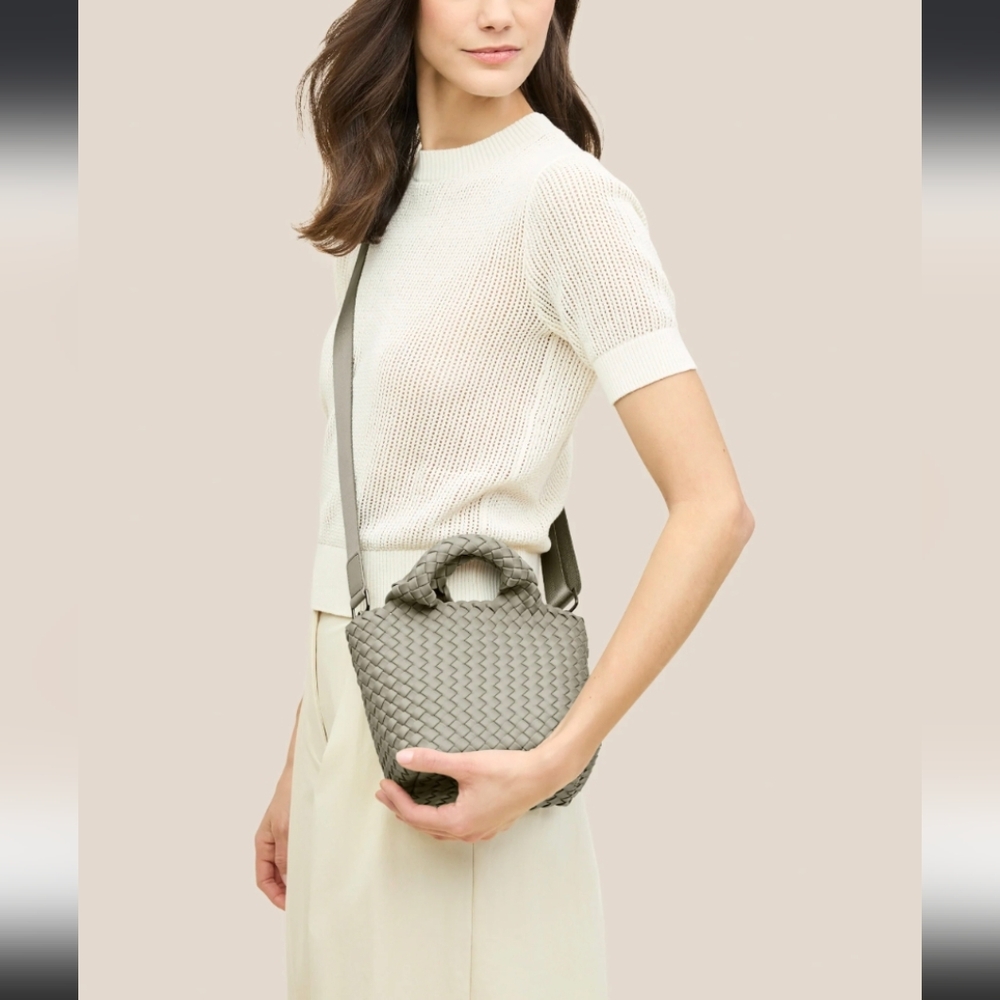 Naghedi St. Barths Petit Tote Celadon Light Jade Green